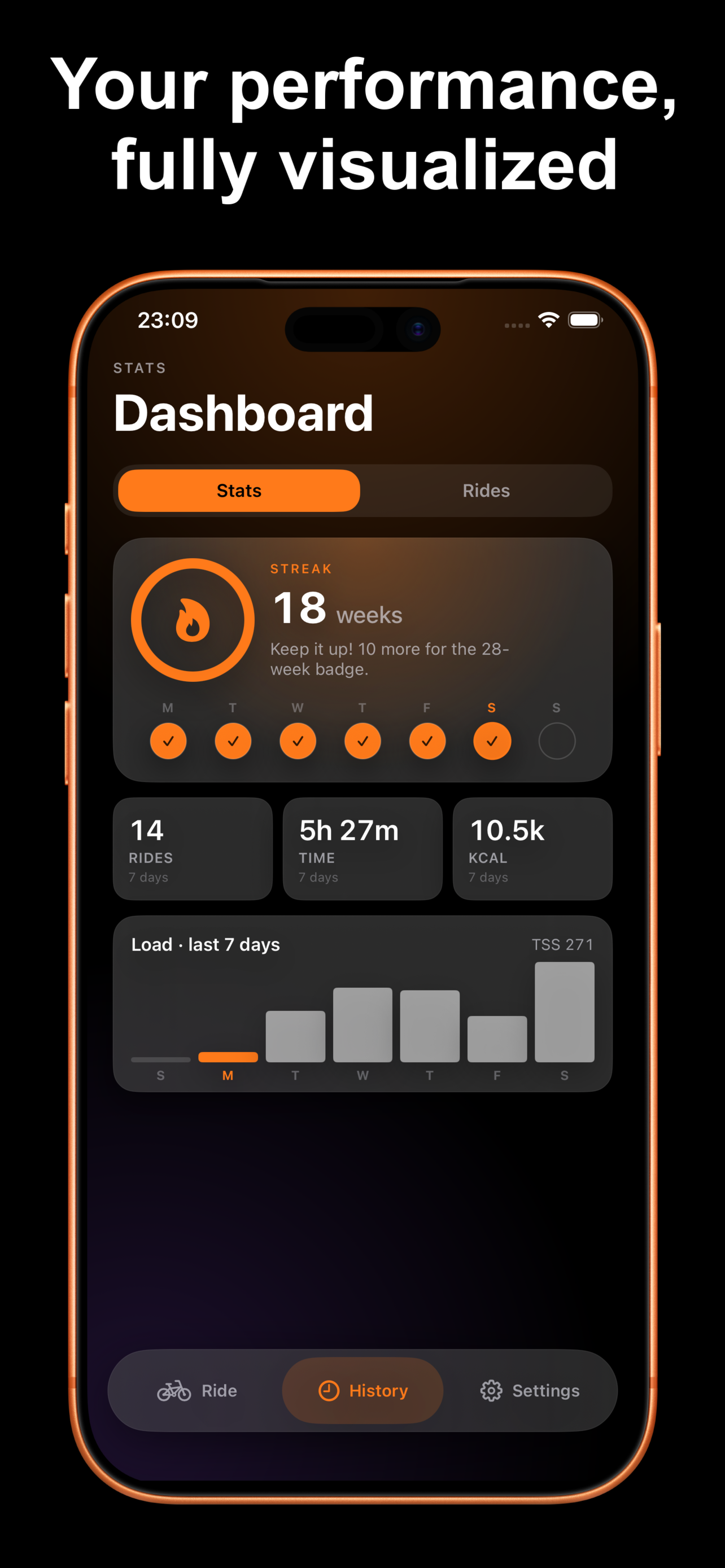 WattBird: never lose a workout — ride history